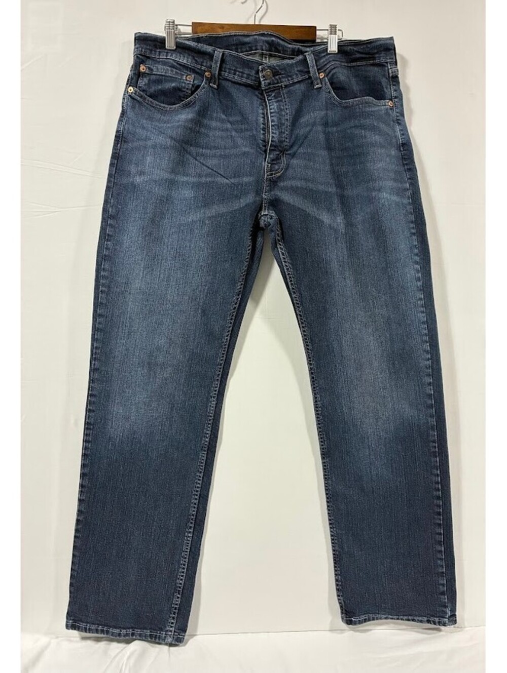 Levi's 559 Relaxed Straight Fit Jeans W38 L32 Blue Denim
